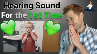 Hearing Sound for the First Time 😍  MyPhonak Junior [upl. by Rollet267]