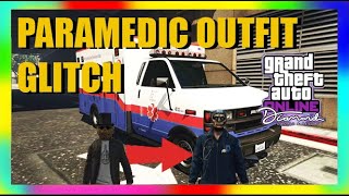 GTA 5 Online I PARAMEDIC OUTFIT BEKOMMEN GLITCH👍 I PS4ampPS5 [upl. by Penny]