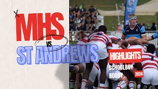 1st XV Michaelhouse vs St Andrews 2024  Rugby Highlights [upl. by Greg]