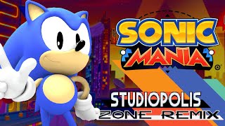 Studiopolis Zone Lights Camera Action REMIX  Sonic Mania Remix [upl. by Melonie]