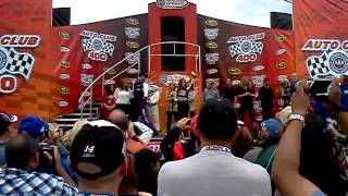 nascar fontana 2012 driver intros front row [upl. by Ehc529]