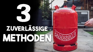 Gasflasche  Füllstand richtig ermitteln  Mit diesen 3 Methoden klappt es garantiert 🚀 [upl. by Abrams]