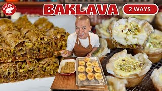 BAKLAVA 2 WAYS  Chef RV [upl. by Latreshia94]