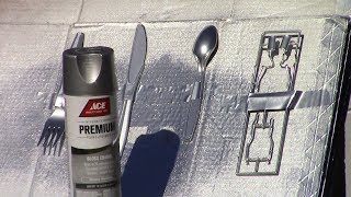 Testing Ace Chrome Aluminum spray paint [upl. by Rasaec]