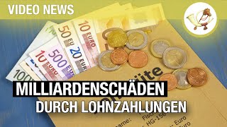 Studie Lohnzahlungen verursachen Milliardenschäden für deutsche Unternehmen [upl. by Waldemar]