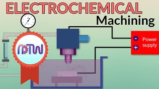 ELECTROCHEMICAL MACHINE ECM Construction and working of electrochemical Machining process [upl. by Dennis753]