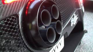 PAGANI ZONDA CINQUE ROADSTER STARTUP AND ACCELERATION [upl. by Llen]