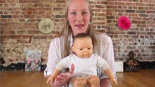 Feet Baby Massage Routine Reflexology and Pressure Points [upl. by Notsle]