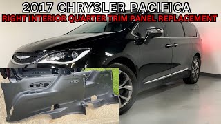 2017 CHRYSLER PACIFICA INTERIOR QUARTER PANEL REPLACEMENT [upl. by Telfer]