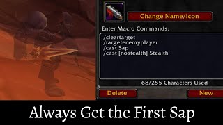 The Most Important Rogue Macros in PVP  Classic Wow [upl. by Dayiz652]