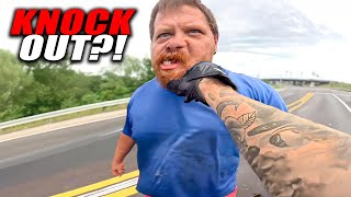 ANGRY DRIVER PUSHES BIKER AND REGRETS  EPIC amp CRAZY MOTORCYCLE MOMENTS 2024 58 [upl. by Aznerol109]