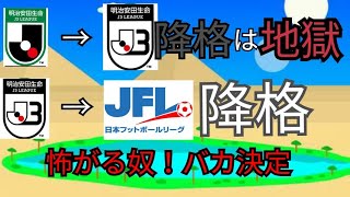 サッカー J3 2023年度版 J3からJFLに降格しても大丈夫？ 降格を必要以上に怯えなくてもいい [upl. by Ike]