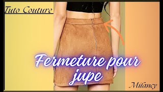 Tuto diy  Coudre une fermeture éclair de jupe [upl. by Inaffit]