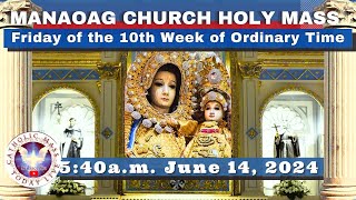 CATHOLIC MASS OUR LADY OF MANAOAG CHURCH LIVE MASS TODAY Jun 14 2024 540am Holy Rosary [upl. by Llerrej]