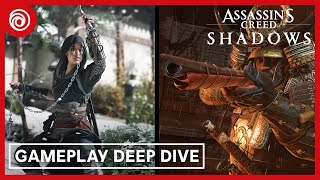 Assassins Creed Shadows Official Gameplay  Combat and Stealth Evolved  Ubisoft Forward [upl. by Alansen]