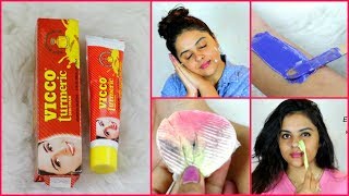 TOP 5 uses of VICCO TURMERIC for skin Beauty Benefits Tanutalks [upl. by Llenhoj570]