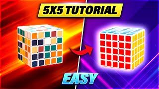 How To Solve A 5x5 Rubiks Cube The Best amp Easiest Way High Quality [upl. by Idnak]