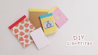 DIY COMO HACER TUS PROPIAS LIBRETITAS [upl. by Aveer]