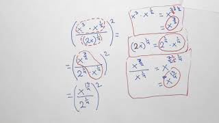 Matematik 2 Potenser med rationella exponenter 2 svåra uppgifter OBS FEL FINNS LÄS KOMMENTAR [upl. by Nnylsaj]