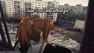 Nightcore  Insomnia  Lyrics [upl. by Elvina989]