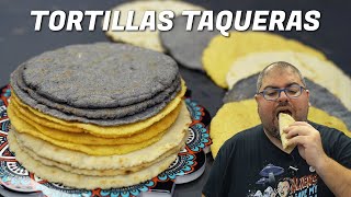 Como hacer BIEN TORTILLAS de MAÍZ caseras para tacos quesadillas [upl. by Bertine]