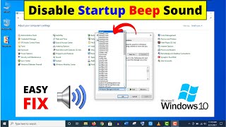 How to Disable Windows Startup Sound and Beep Sound in Windows 10 Correctly [upl. by Ahsilrae]