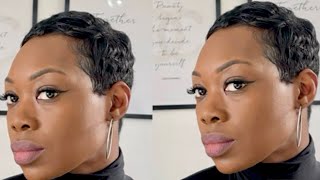 NIA LONG PIXIE HOW TO MAINTAIN YOUR PIXIE CUT [upl. by Caralie]