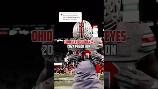 Ohio State Buckeyes 2024 Football Schedule Prediction prediction bigten ohiostate cfb [upl. by Ceil]