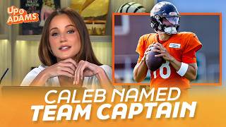 Kay Adams Reacts to Rookie QB Caleb Williams Being Among 8 Bears Captains Named this Season [upl. by Atiugal330]