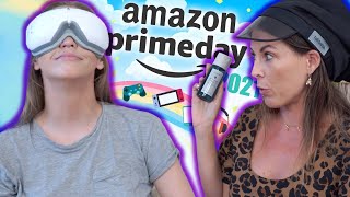 Trying Random Stuff We Bought on Amazon PRIME DAY [upl. by Zohar]