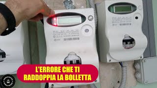 Contatori questo errore comune ti raddoppia la bolletta È un problema che molti commettono [upl. by Gnemgnok623]