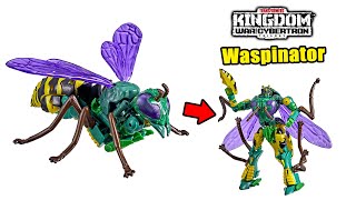 【SwiftTransform】Beast Wars wasp convert to Waspinator  Transformers Kingdom [upl. by Ellen]