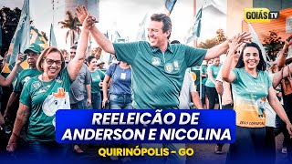 REELEIÇÃO DE ANDERSON DE PAULA E NICOLINA  QUIRINÓPOLIS [upl. by Phila635]