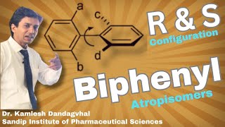 R amp S configuration in Biphyenyl Atropisomer [upl. by Hayashi]