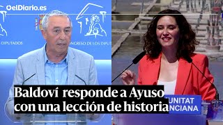 Ayuso dice que quotno hay derecho a crear regionalismoquot en València y Baldoví responde [upl. by Nader]