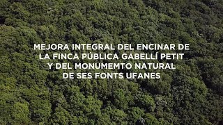 Mejora integral del encinar de la finca Gabellí Petit y del Monumento Natural de las Fonts Ufanes [upl. by Caz]