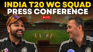 Rohit Sharma Press Conference LIVE  T20 World Cup LIVE  Hardik Pandya  Rinku Singh  BCCI News [upl. by Tellford]