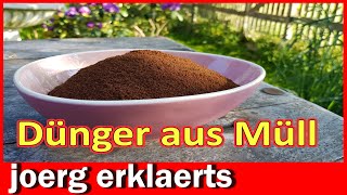 Düngen mit Kaffee Dünger Herstellung aus Kaffeesatz für Pflanzen Garten DIY Tutorial No [upl. by Nelag]