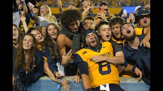 West Virginia sings Country Roads after beating Pitt in Backyard Brawl [upl. by Maud]