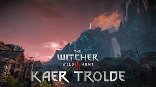 The Witcher 3 AMBIENCE  Skellige  Kaer Trole │ ASMR [upl. by Ardnuasal]