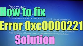 Fix Error 0xc0000221 STATUSIMAGECHECKSUMMISMATCH blue screen I 5 SOLUTIONS 2023 [upl. by Eiliab]