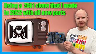 Using a ZX81 made from all new parts  PART 2  sinclair zx81 [upl. by Jacquelyn958]