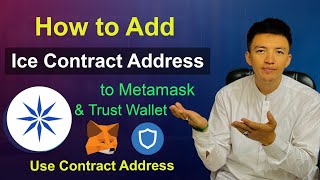 How to Add Ice Coin to Metamask amp Trust Wallet  How to use Ice Contract Address  Ice Network [upl. by Christie]