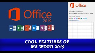 COOL FEATURES OF MS WORD 2019 [upl. by Garbe]