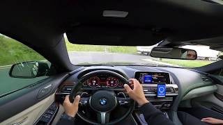 BMW 640d xDrive 313HP  POV 0100kmh Acceleration  dragy [upl. by Lairea906]