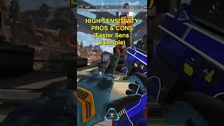 FAST High VS Low Sensitivity TIPS On Apex Legends apexlegends [upl. by Lenny]