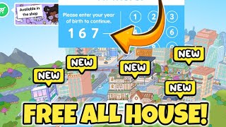 TOCA BOCA FREE UNLOCK ALL HOUSE TOCA LIFE WORLD FREE CODES [upl. by Shiroma736]