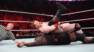 Raw Sheamus amp Big Show vs Mark Henry amp Cody Rhodes [upl. by Wurtz929]