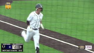 Highlights Millersville Baseball vs Shepherd DH April 23 2023 [upl. by Addison]