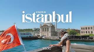 4day Istanbul itinerary  first time in Türkiye scenic spots boat tour michelin guide restaurant [upl. by Aurlie243]